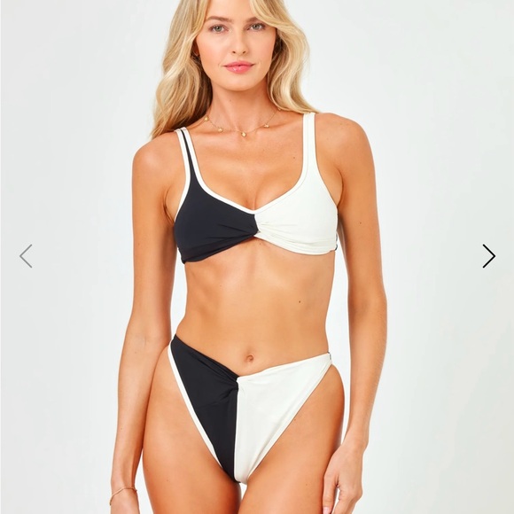 l*space Other - New Black and White Women's Bikini Set